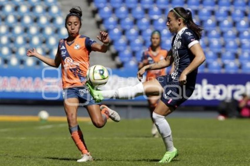 FÚTBOL FEMENIL . PUEBLA VS MONTERREY