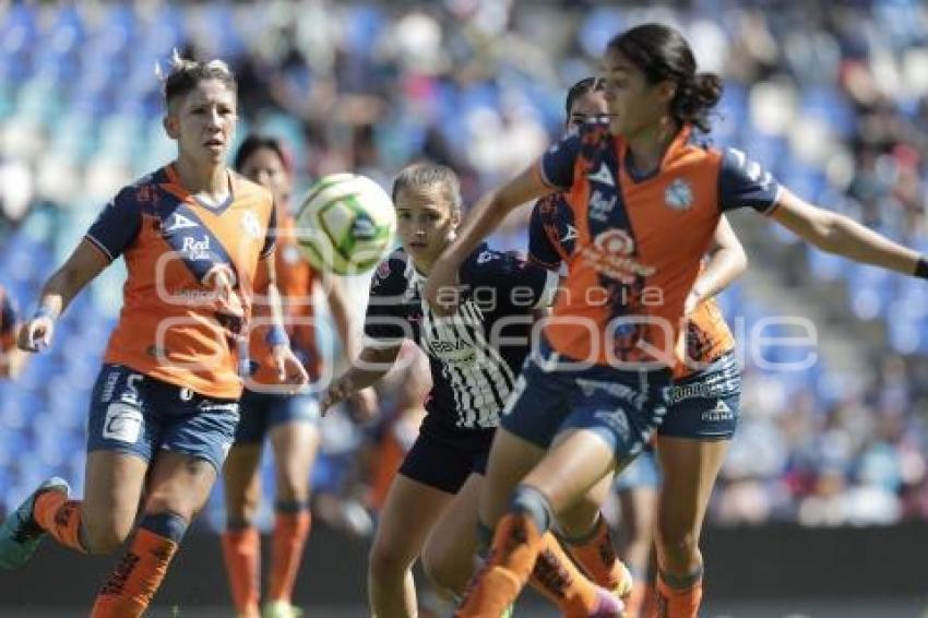 FÚTBOL FEMENIL . PUEBLA VS MONTERREY
