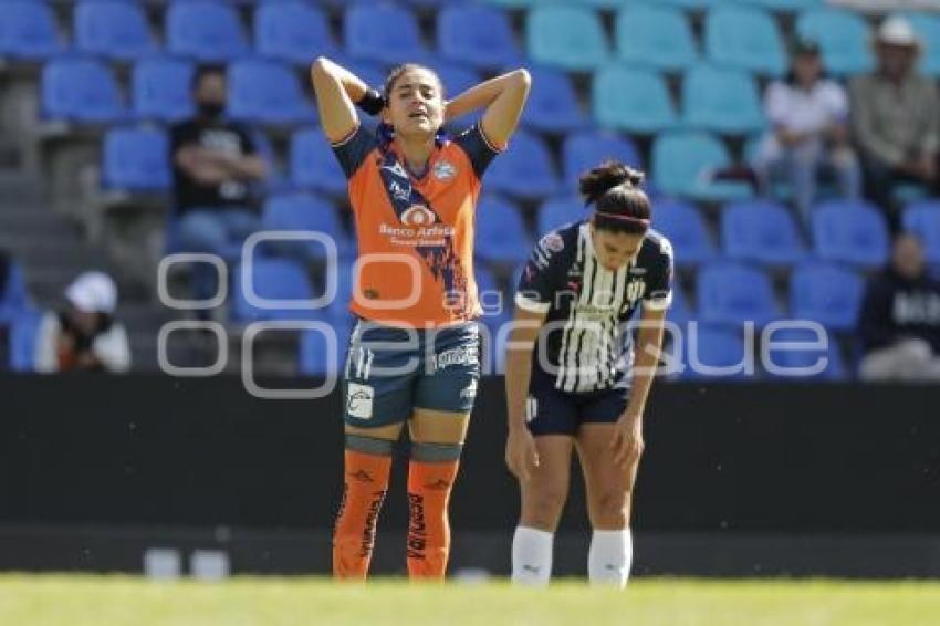 FÚTBOL FEMENIL . PUEBLA VS MONTERREY