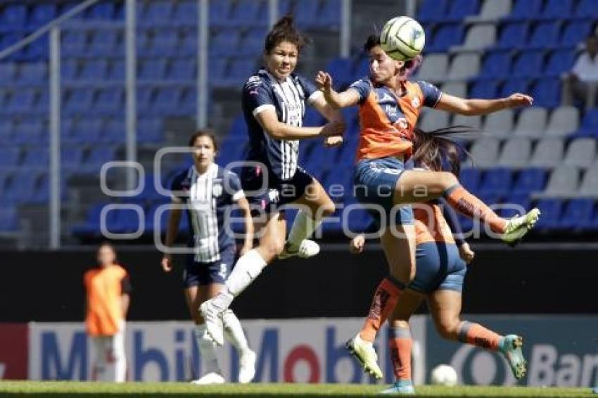 FÚTBOL FEMENIL . PUEBLA VS MONTERREY
