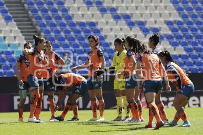 FÚTBOL FEMENIL . PUEBLA VS MONTERREY