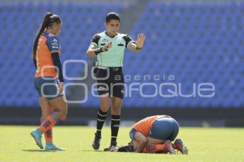 FÚTBOL FEMENIL . PUEBLA VS MONTERREY