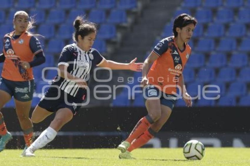 FÚTBOL FEMENIL . PUEBLA VS MONTERREY