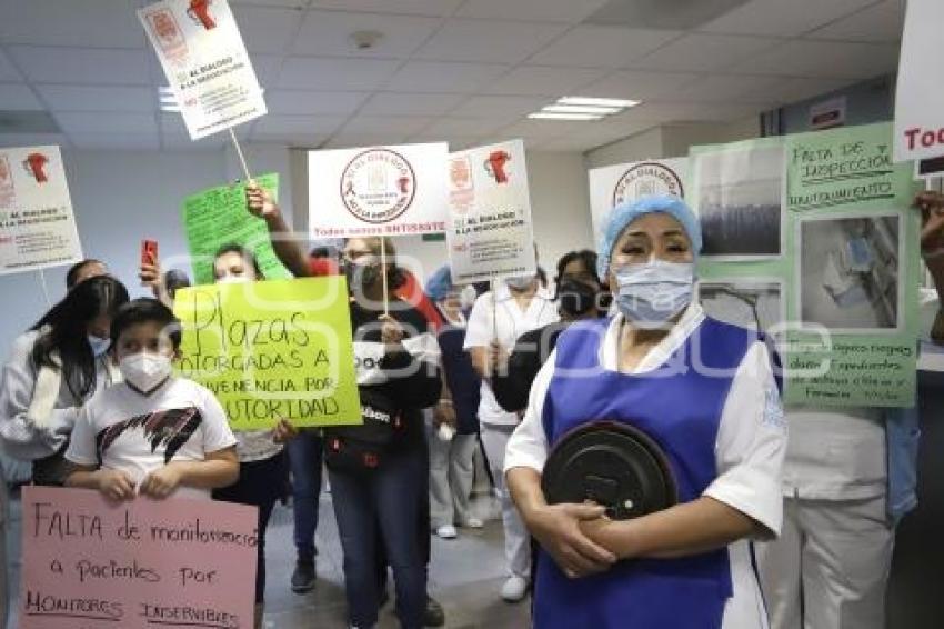 MANIFESTACIÓN TRABAJADORES ISSSTE