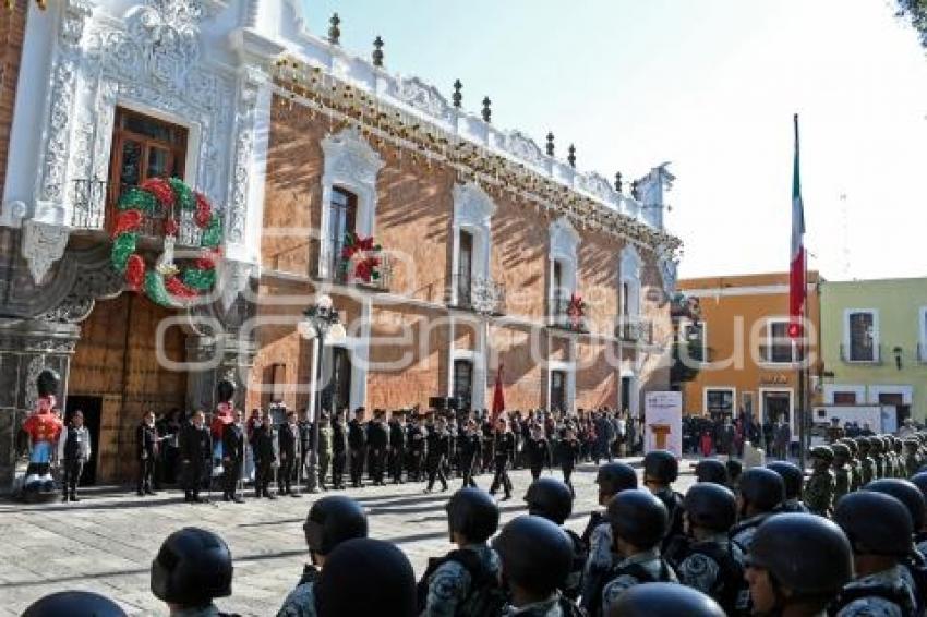 TLAXCALA . CEREMONIA CÍVICA