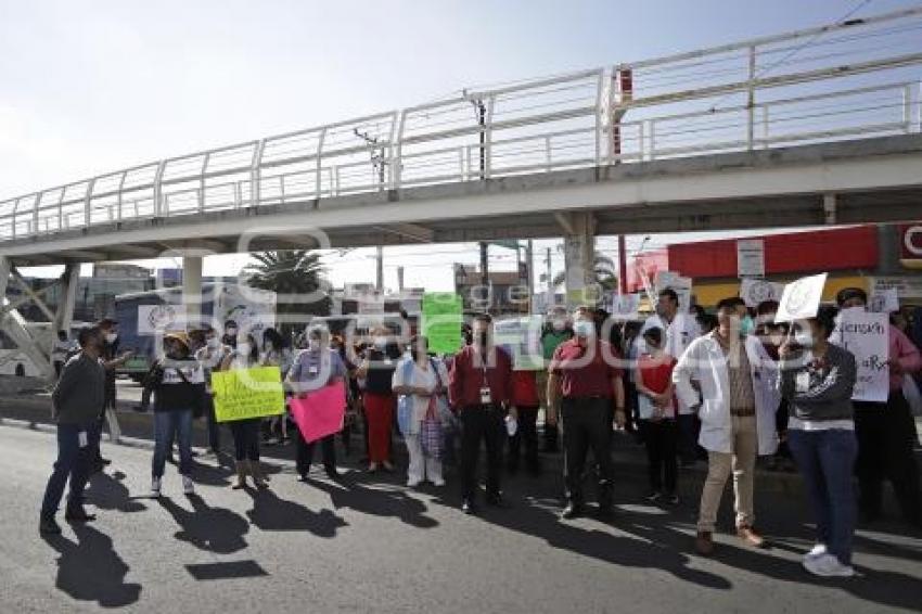 MANIFESTACIÓN TRABAJADORES ISSSTE