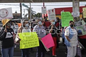 MANIFESTACIÓN TRABAJADORES ISSSTE