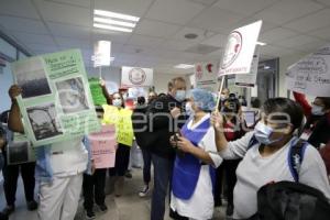 MANIFESTACIÓN TRABAJADORES ISSSTE