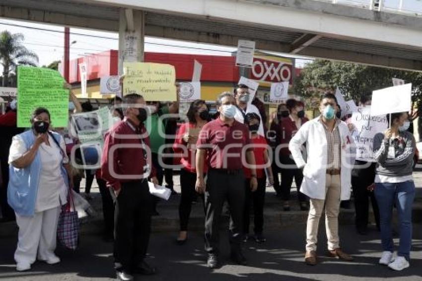 MANIFESTACIÓN TRABAJADORES ISSSTE