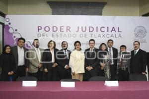 TLAXCALA . CONVENIO TSJE