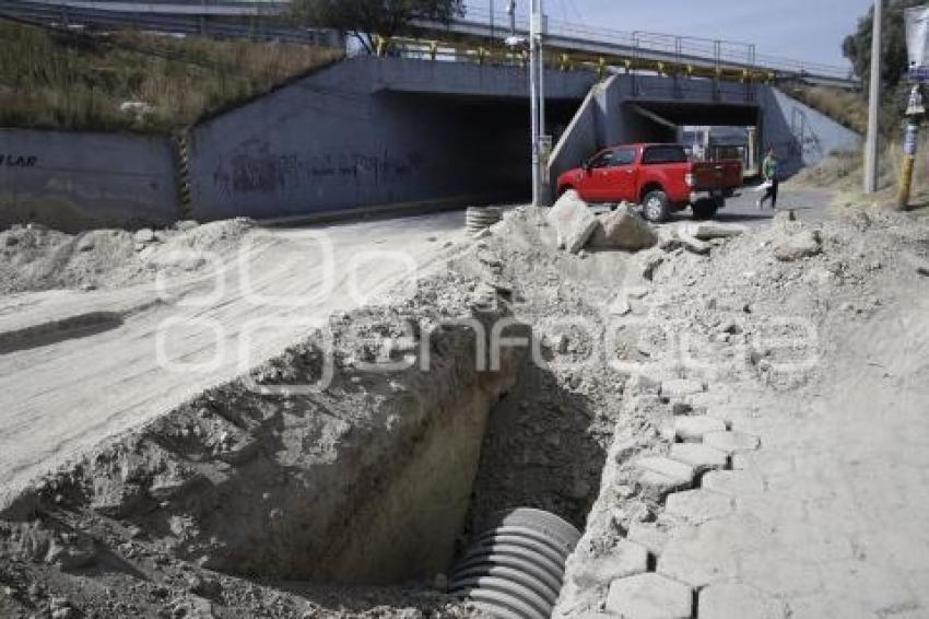 SAN ANDRÉS CHOLULA . OBRA DRENAJE PLUVIAL