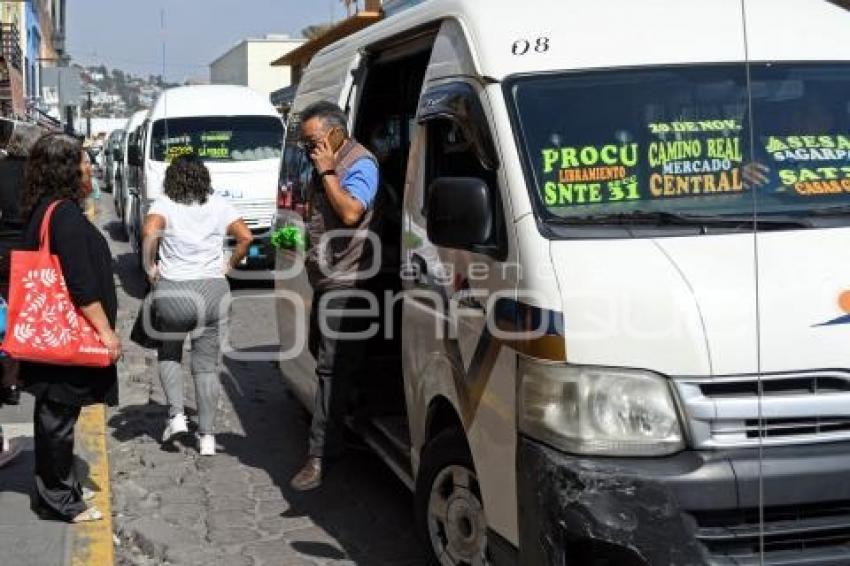 TLAXCALA . TRANSPORTE PÚBLICO