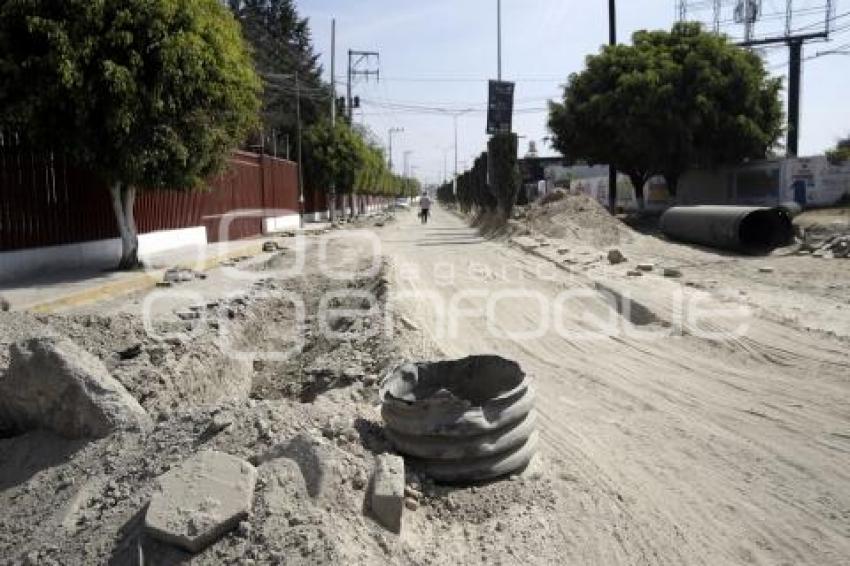 SAN ANDRÉS CHOLULA . OBRA DRENAJE PLUVIAL