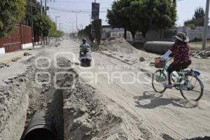 SAN ANDRÉS CHOLULA . OBRA DRENAJE PLUVIAL