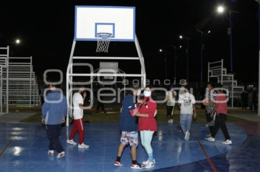 SAN ANDRÉS CHOLULA . INAUGURACIÓN UNIDAD DEPORTIVA