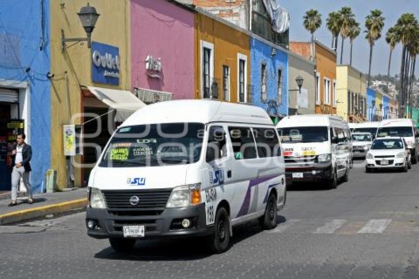 TLAXCALA . TRANSPORTE PÚBLICO