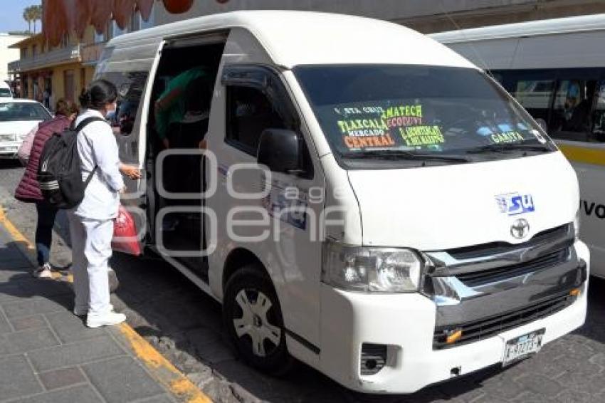 TLAXCALA . TRANSPORTE PÚBLICO