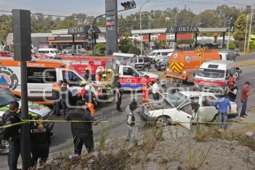 ACCIDENTE TRANSPORTE PÚBLICO