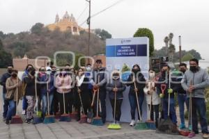 SAN ANDRÉS CHOLULA . JORNADA LIMPIEZA