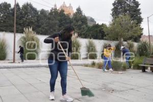 SAN ANDRÉS CHOLULA . JORNADA LIMPIEZA