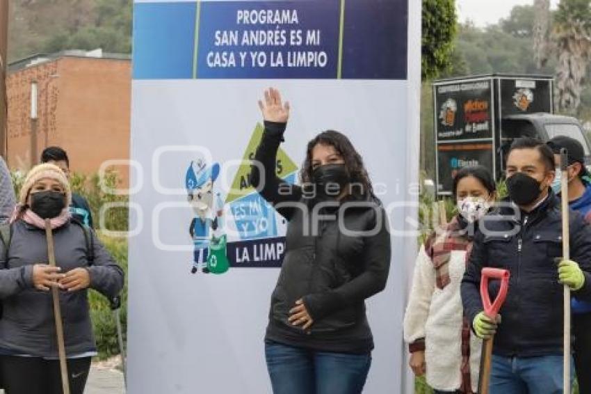 SAN ANDRÉS CHOLULA . JORNADA LIMPIEZA