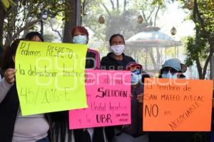 TLAXCALA . PROTESTA TEPETITLA