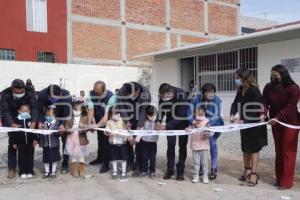 SAN ANDRÉS CHOLULA . ENTREGA AULAS