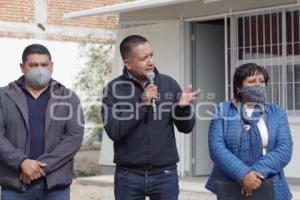 SAN ANDRÉS CHOLULA . ENTREGA AULAS