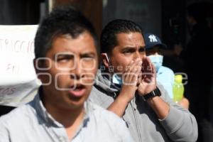 TLAXCALA . MANIFESTACIÓN DOCENTES