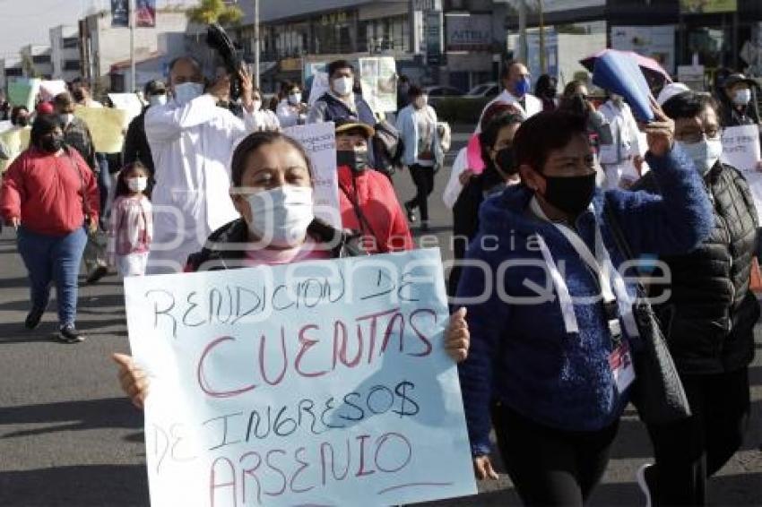 MANIFESTACIÓN ISSSTE
