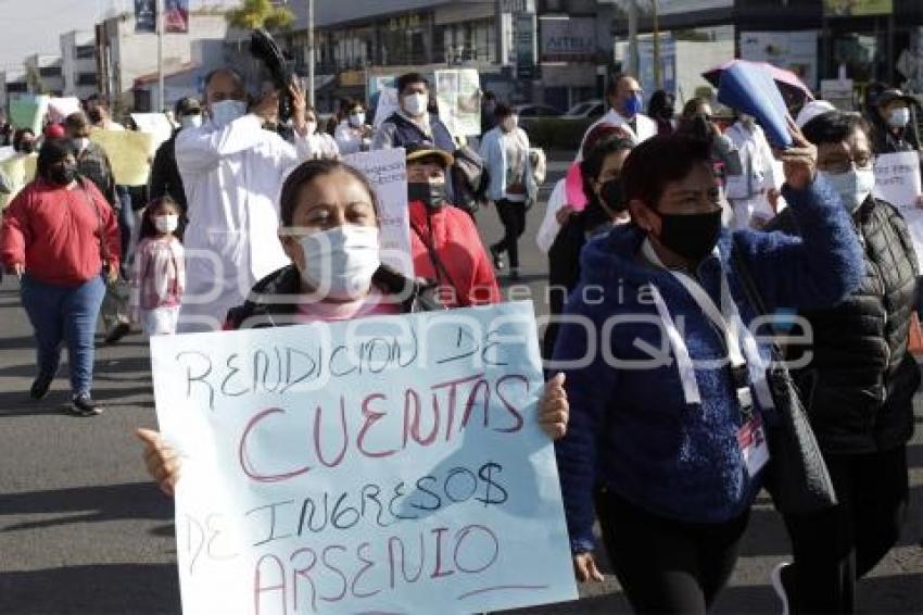 MANIFESTACIÓN ISSSTE
