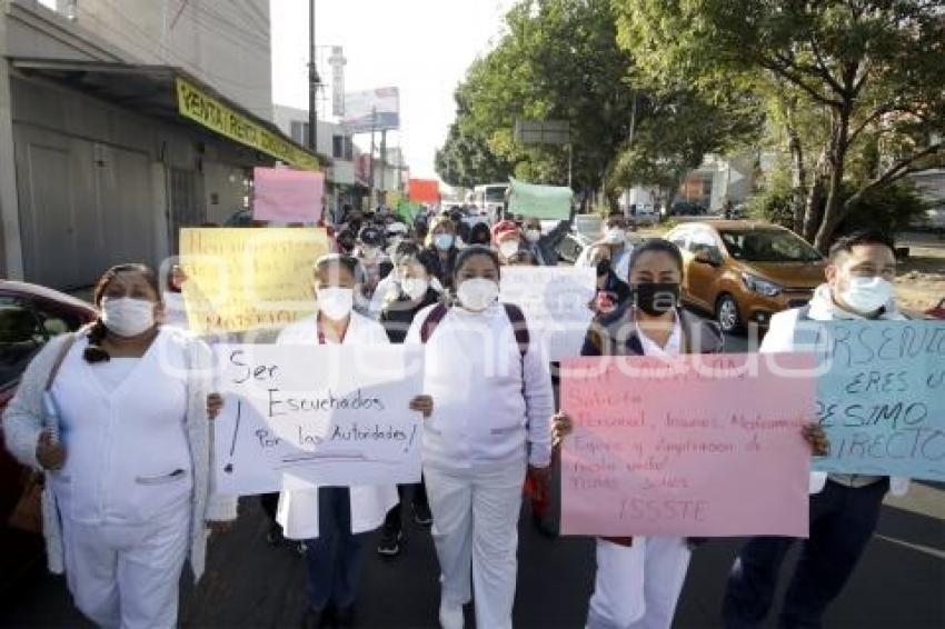 MANIFESTACIÓN ISSSTE