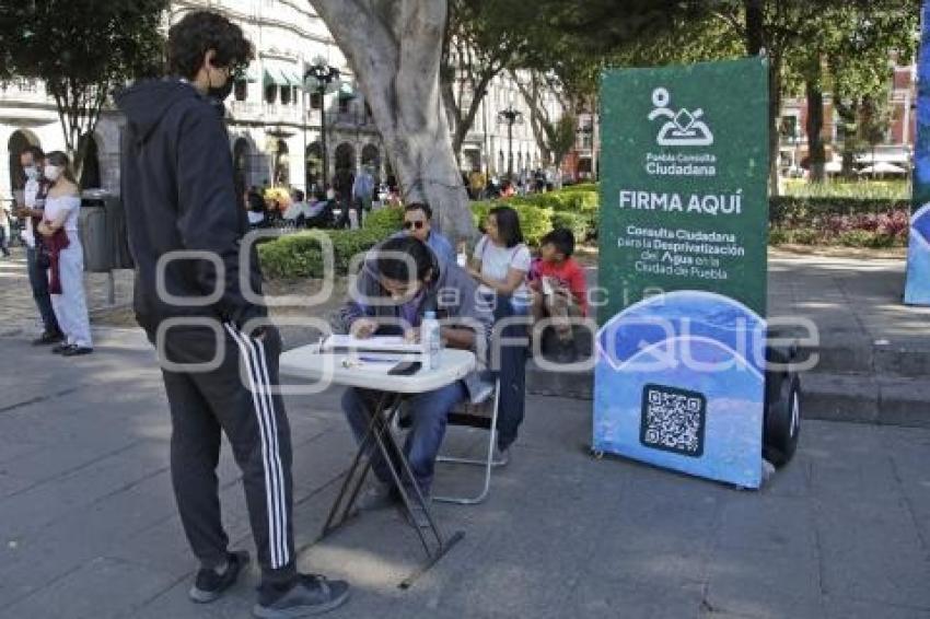 CONSULTA DESPRIVATIZACIÓN DEL AGUA