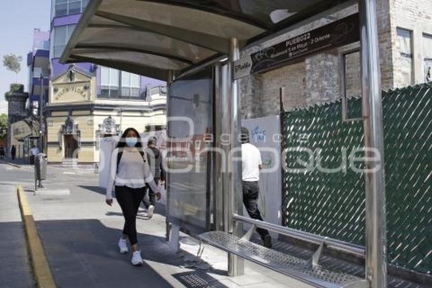 PARADEROS TRANSPORTE PÚBLICO