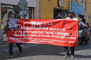 MANIFESTACIÓN . VERIFICACIÓN VEHICULAR