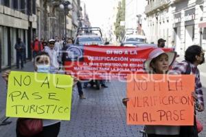 MANIFESTACIÓN . VERIFICACIÓN VEHICULAR