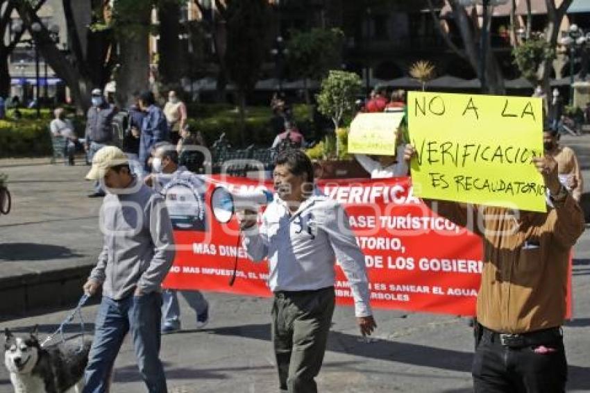 MANIFESTACIÓN . VERIFICACIÓN VEHICULAR