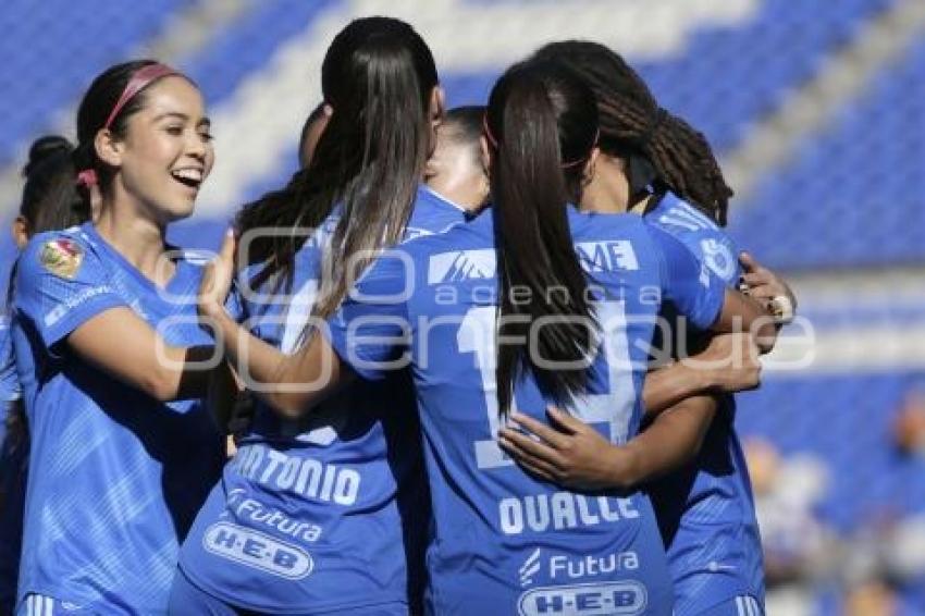 FÚTBOL FEMENIL . PUEBLA VS TIGRES