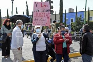 TLAXCALA . MANIFESTACIÓN DOCENTES