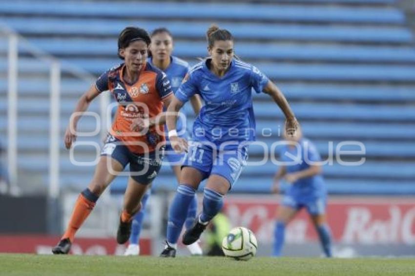 FÚTBOL FEMENIL . PUEBLA VS TIGRES