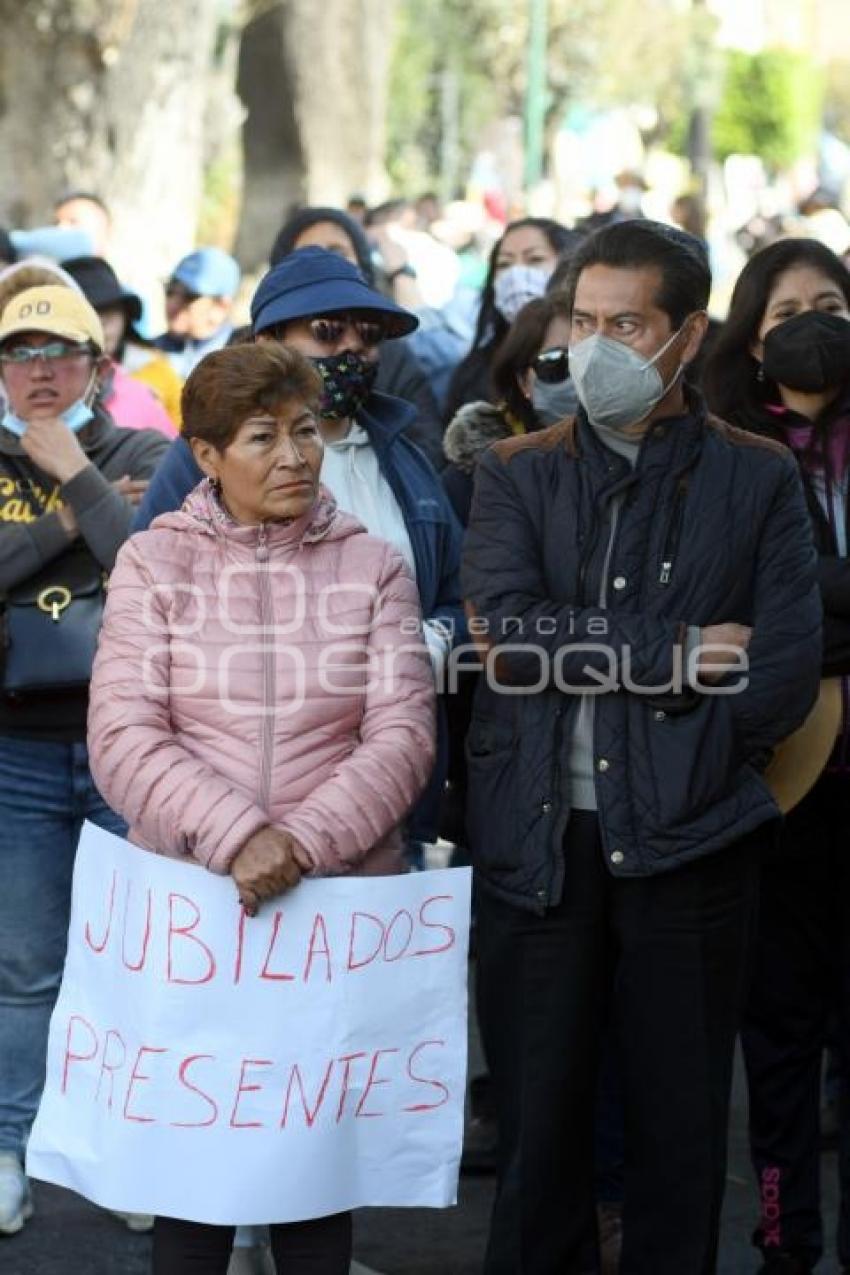 TLAXCALA . MANIFESTACIÓN DOCENTES