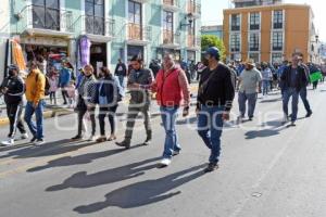 TLAXCALA . MANIFESTACIÓN DOCENTES