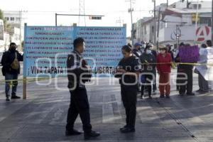 MANIFESTACIÓN . EJIDATARIOS SAN BALTAZAR CAMPECHE