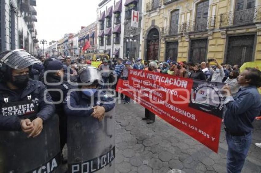 MANIFESTACIÓN . VERIFICACIÓN VEHICULAR