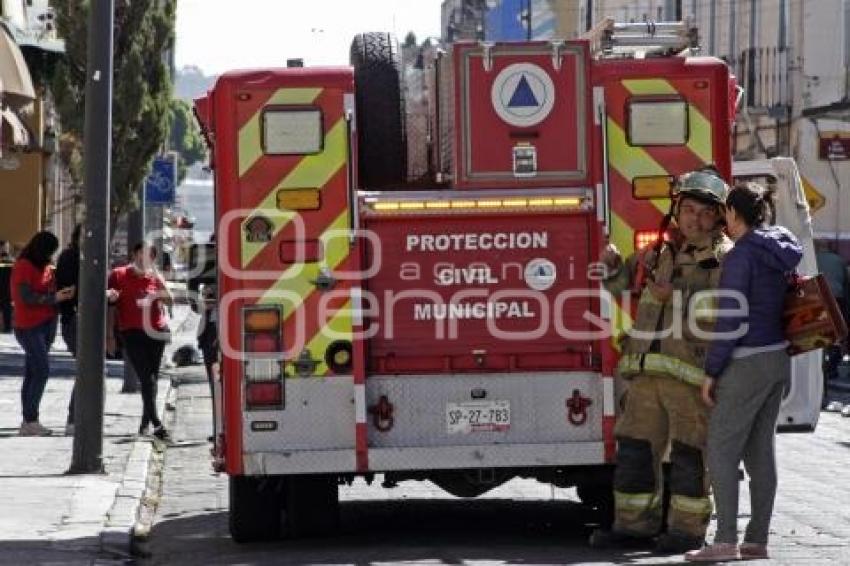 NOTA ROJA . FUGA DE GAS