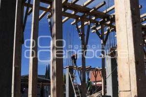 TLAXCALA . CONSTRUCCIÓN PRESIDENCIA CHIAUTEMPAN