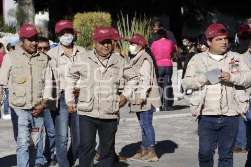 GOBIERNO FEDERAL . VISITA AMLO