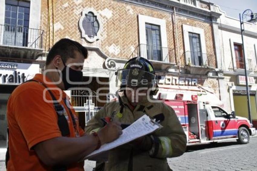 NOTA ROJA . FUGA DE GAS