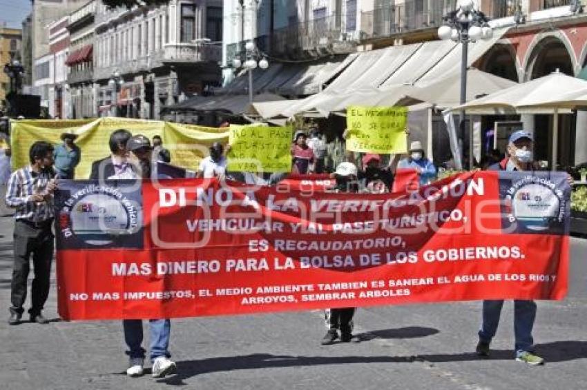 MANIFESTACIÓN . VERIFICACIÓN VEHICULAR