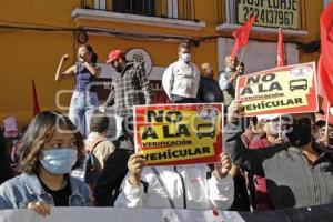 MANIFESTACIÓN . VERIFICACIÓN VEHICULAR